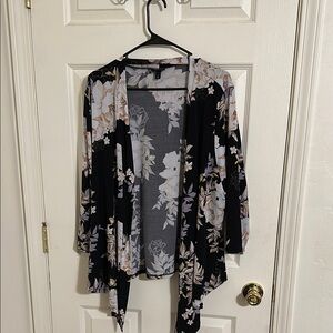 Torrid Floral Open Front Cardigan